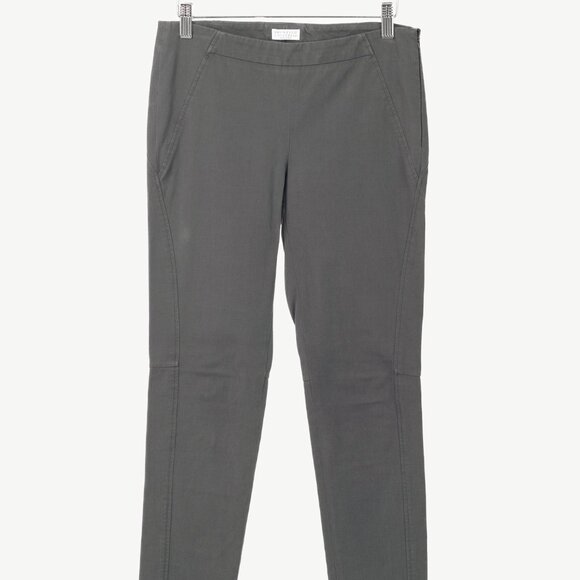 Brunello Cucinelli AW/14 Grey Cotton-Twill Leggings - Picture 1 of 11